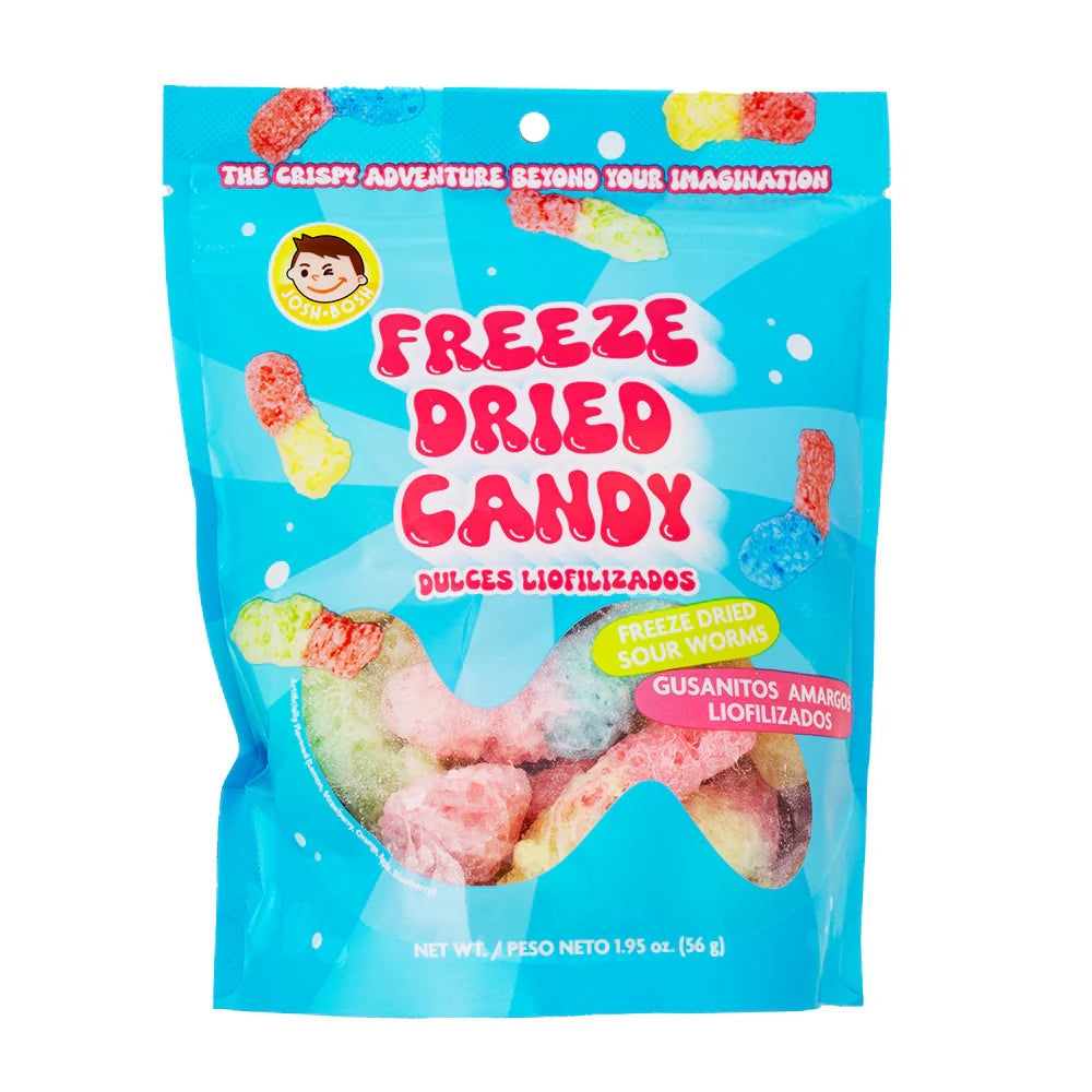 Freeze Dried Sour Worm Candy 56g