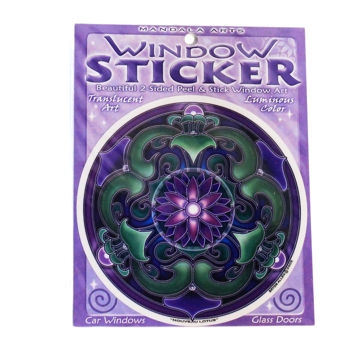 Mandala Round Sticker Ast