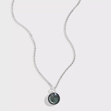 Load and play video in Gallery viewer, Necklace, Charmed Simplicity, Waning Crescent, CD
