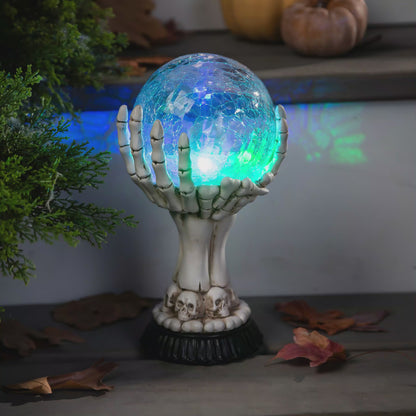 Skull Hand Globe