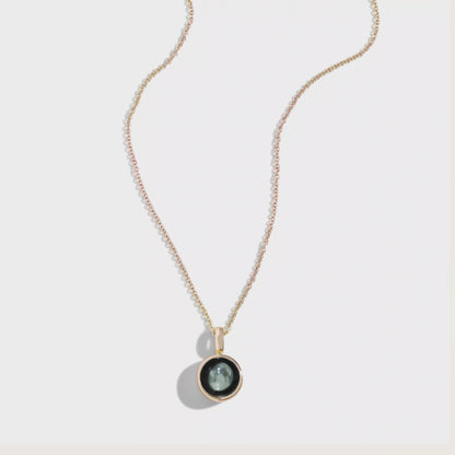 Necklace, Sky Light, Gold, Waxing Gibbous, 7A