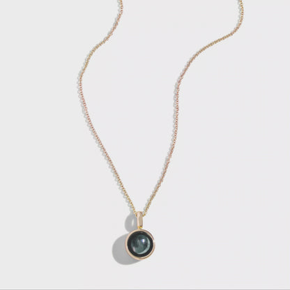 Necklace, Sky Light, Gold, Waxing Gibbous, CA