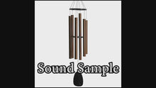 Load and play video in Gallery viewer, Bells of Paradise Wind Chime, Bronze, 68in
