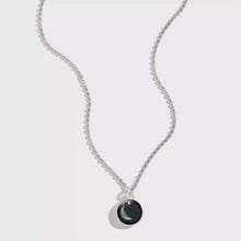 Load and play video in Gallery viewer, Necklace, Charmed Simplicity, Waning Crescent, 2D
