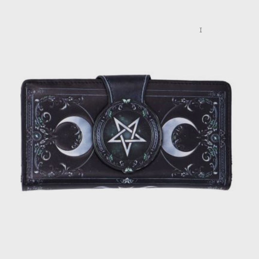 Embossed Wallet: Triple Moon