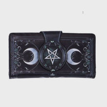 Load and play video in Gallery viewer, Embossed Wallet: Triple Moon
