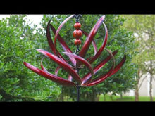 Load and play video in Gallery viewer, Spinner Garden Stake, Wave In Motion, 91in
