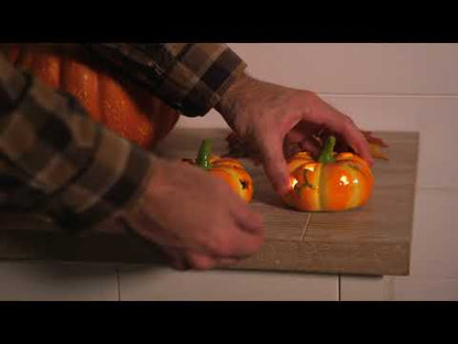 LED Ceramic Pumpkin Table Decor
