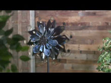 Load and play video in Gallery viewer, Garden Stake, Metal, Swirl Flower
