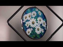 Load and play video in Gallery viewer, Wind Chime, 36in, Stained Glass Dasies
