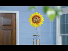 Load and play video in Gallery viewer, Chime, Metal Sunflower
