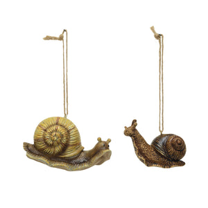 Ornament, Resin, Snails ; 2 Styles