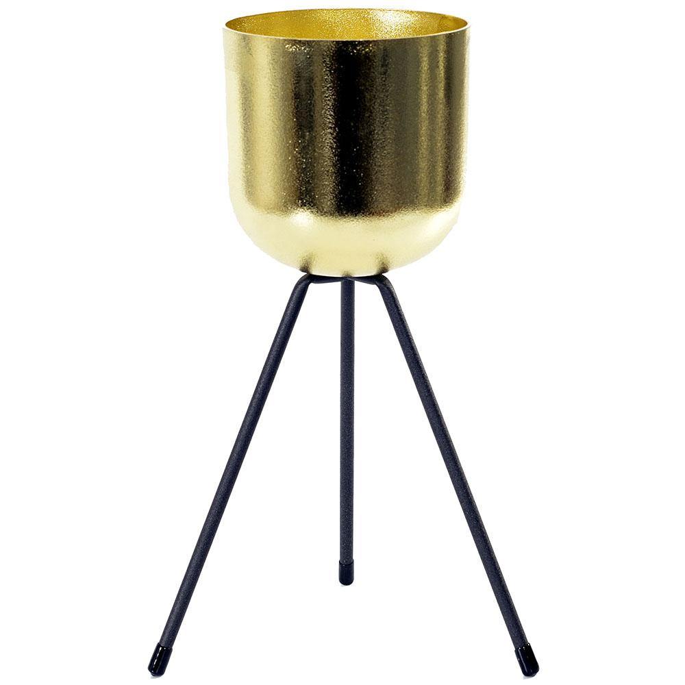 Pot, 4in, Metal, Gold Plant Stand w Legs - Floral Acres Greenhouse & Garden Centre