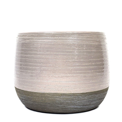 Pot, 6in, Ceramic, Dolomite, Nordic Grey Gls/Matte - Floral Acres Greenhouse & Garden Centre