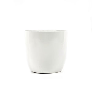 Pot, 4in, Ceramic, Dolomite, White Painted - Floral Acres Greenhouse & Garden Centre