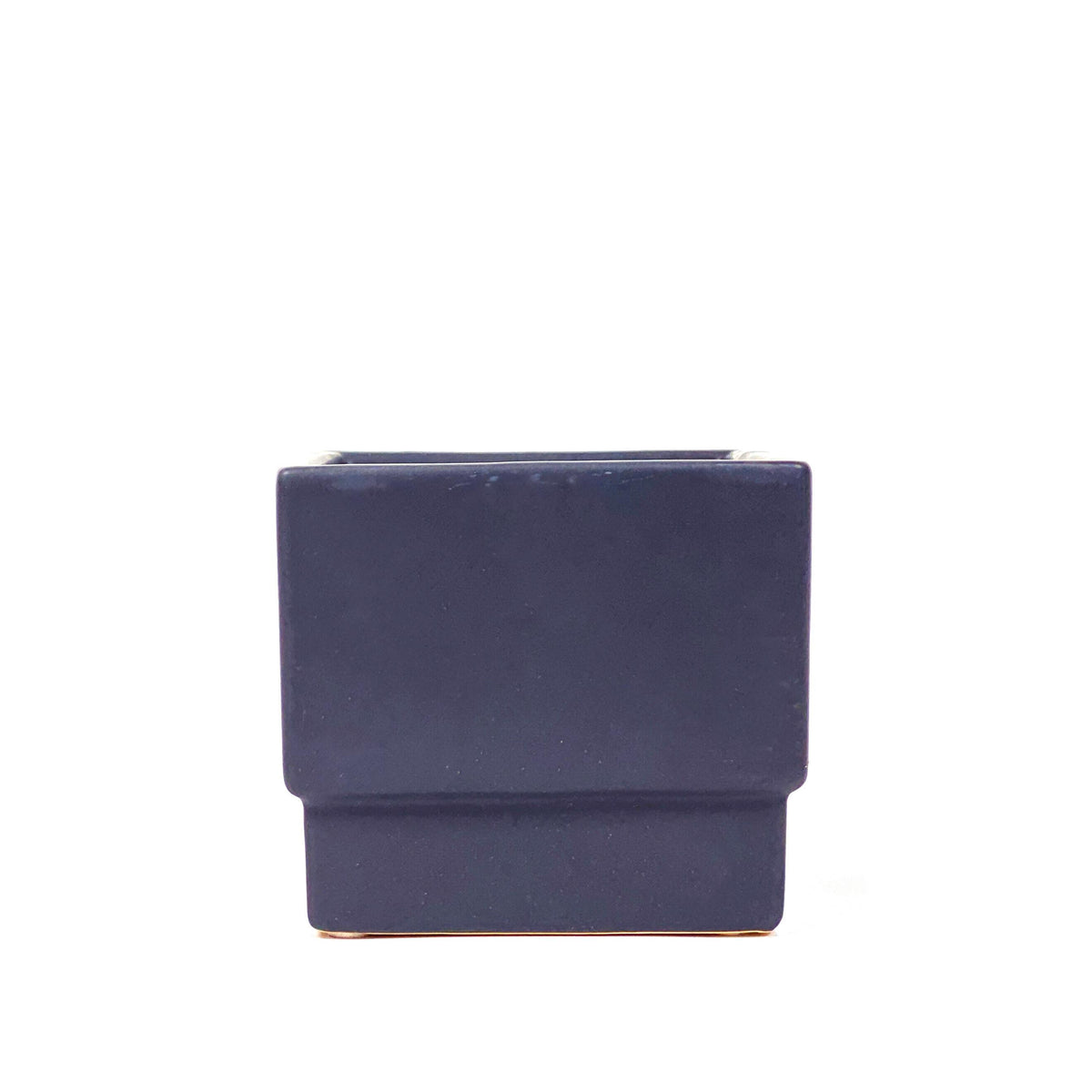 Pot, 4in, Ceramic, Matte Black Square - Floral Acres Greenhouse & Garden Centre
