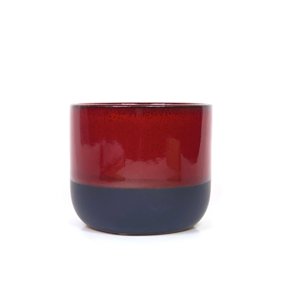 Pot, 4in, Ceramic, Reactive Glaze Red - Floral Acres Greenhouse & Garden Centre