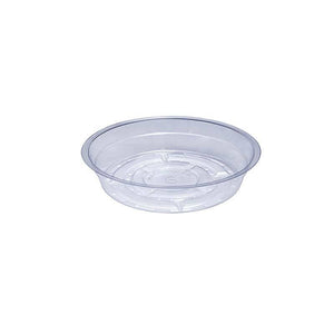 Saucer, 6in, Plastic, Clear Round Vinyl - Floral Acres Greenhouse & Garden Centre