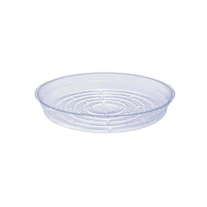 Saucer, 10in, Plastic, Clear Round Vinyl - Floral Acres Greenhouse & Garden Centre