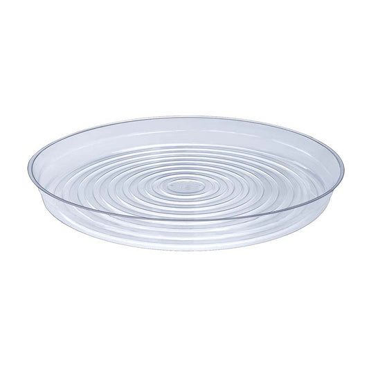 Saucer, 16in, Plastic, Clear Round Vinyl