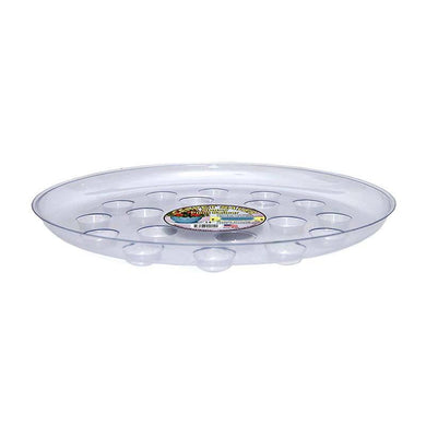 Saucer, 14in, Plastic, Carpet Saver, Footed - Floral Acres Greenhouse & Garden Centre