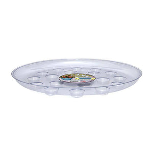 Saucer, 14in, Plastic, Carpet Saver, Footed - Floral Acres Greenhouse & Garden Centre