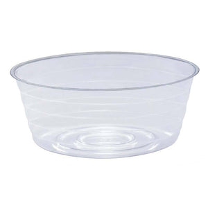 Saucer, 6in, Plastic, Clear Round Deep Liner - Floral Acres Greenhouse & Garden Centre