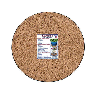 Plant Mat, 12in, Cork, Molded Plastic Bottom - Floral Acres Greenhouse & Garden Centre