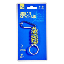Load image into Gallery viewer, Urban Keychain, Yellow &amp; Blue - Floral Acres Greenhouse &amp; Garden Centre
