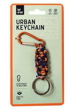 Load image into Gallery viewer, Urban Keychain, Blue &amp; Orange - Floral Acres Greenhouse &amp; Garden Centre
