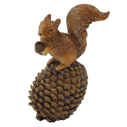 Polyresin Decor, Squirrels on Nuts - Floral Acres Greenhouse & Garden Centre