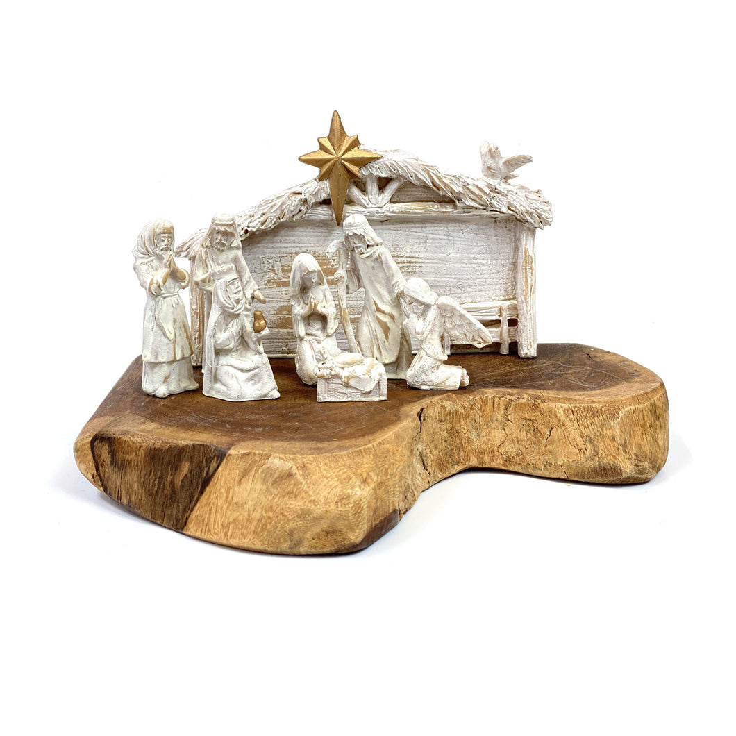 Decor, Polyresin Nativity Scene Set, 8 Pieces - Floral Acres Greenhouse & Garden Centre