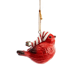 Polyresin Carved-Look Cardinal Ornament