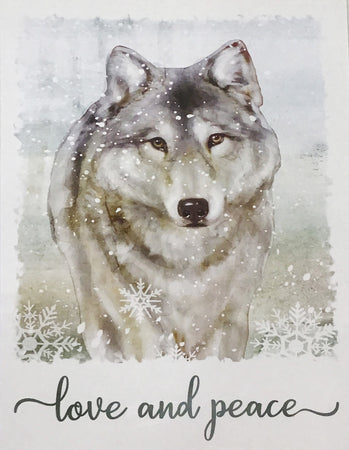 Christmas w Animal Greeting Card