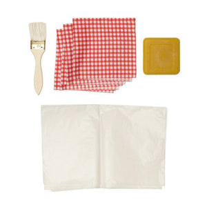 Beeswax Wraps, Reusable, DIY Kit, 5 Pieces - Floral Acres Greenhouse & Garden Centre