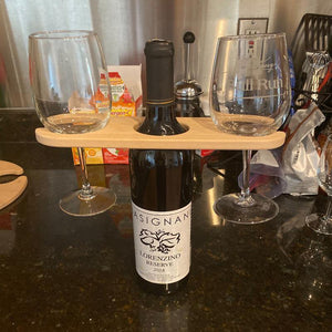Wine Server, One Hand, Wood - Floral Acres Greenhouse & Garden Centre