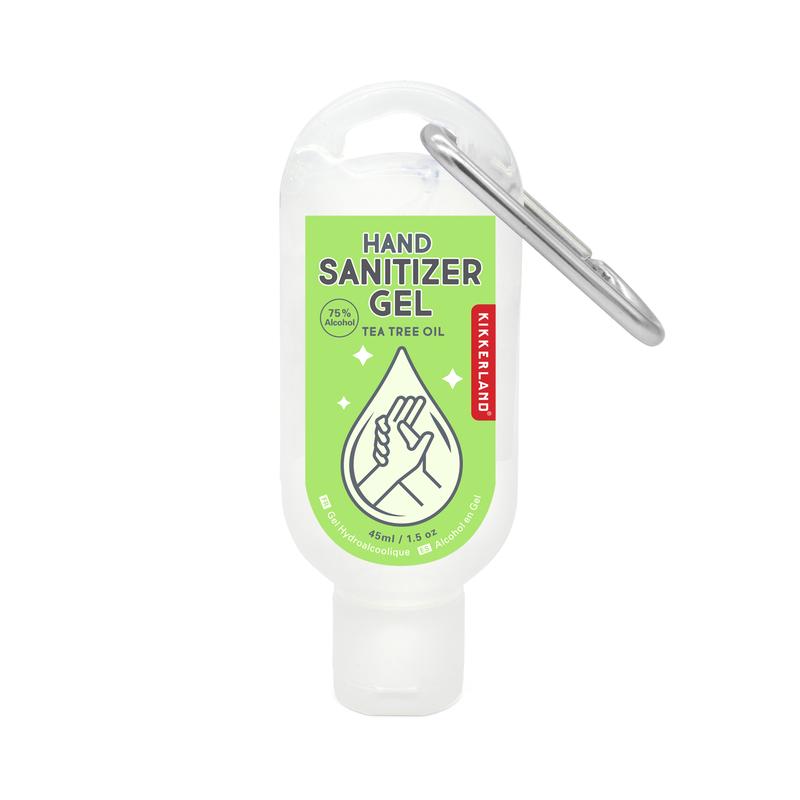 Hand Sanitizer Carabiner, 45mL, 75% Alcohol - Floral Acres Greenhouse & Garden Centre