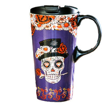 Load image into Gallery viewer, Ceramic Mug, Day of the Dead, 17oz
