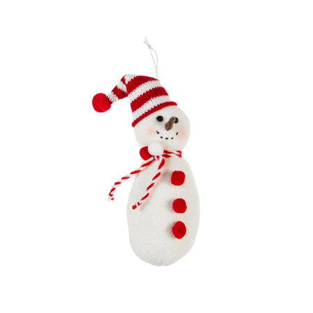 Ornament, Fabric Snowman - Floral Acres Greenhouse & Garden Centre
