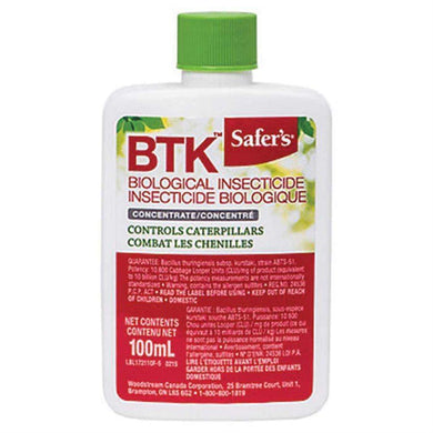 Insecticide, Safer's BTK Biological Concentrate - Floral Acres Greenhouse & Garden Centre