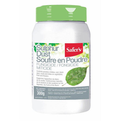 Safer's Fungicide, Sulphur Dust, 300g - Floral Acres Greenhouse & Garden Centre