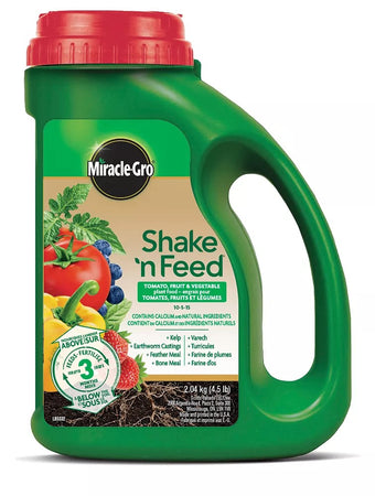 Miracle-Gro Shake&Feed, Tomato Fruit & Veg, 2.04kg - Floral Acres Greenhouse & Garden Centre