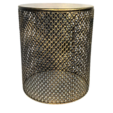 Moroccan Patio Stool/Plant Stand, 16.5in