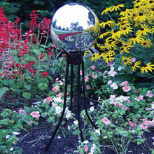Load image into Gallery viewer, Gazing Ball Stand, Low Profile, Wrought Iron - Floral Acres Greenhouse &amp; Garden Centre
