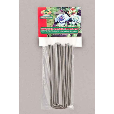 Fabric Staples, Steel, 6in, 10pk - Floral Acres Greenhouse & Garden Centre