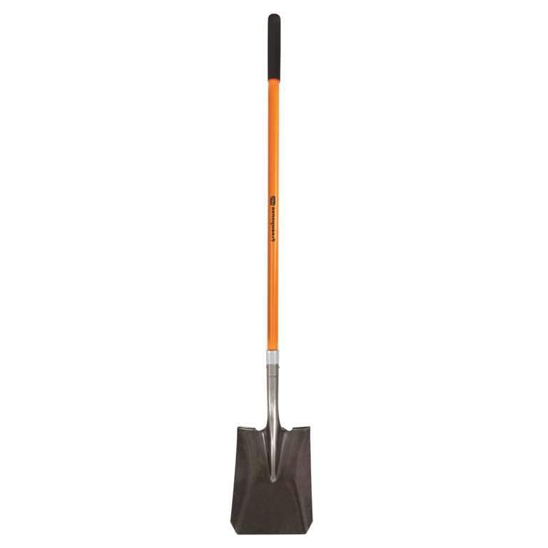 Greenhouse Pro Square Mouth Shovel, 47in Long Hndl - Floral Acres Greenhouse & Garden Centre