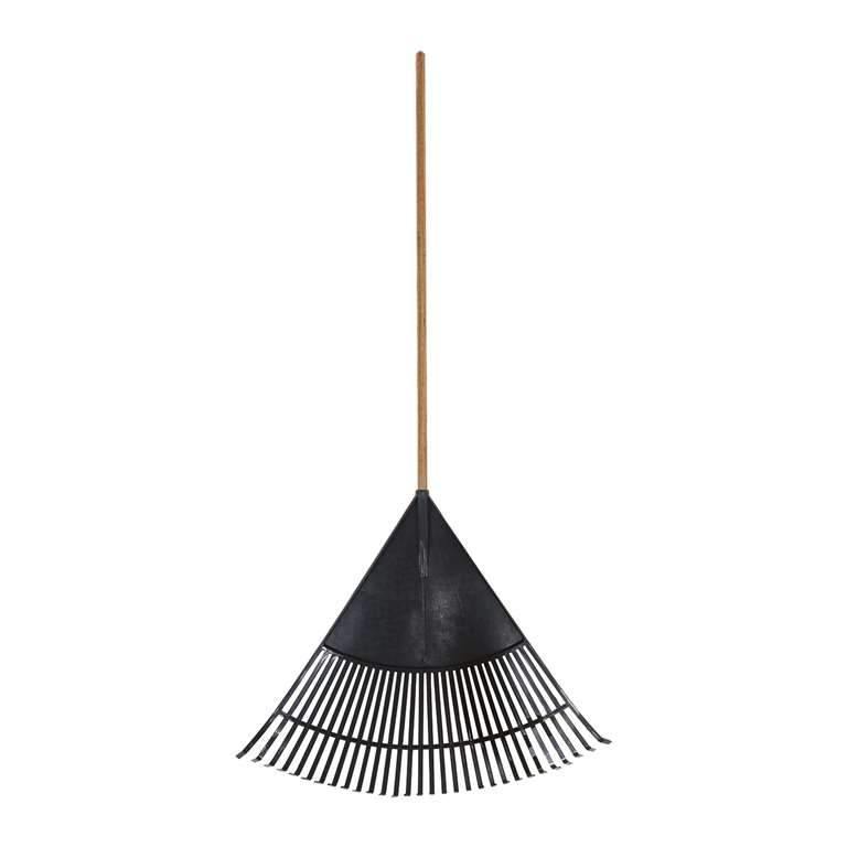 Greenhouse Poly Leaf Rake, 27T 30in, 48in Handle - Floral Acres Greenhouse & Garden Centre