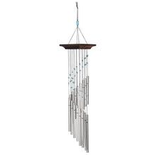 Load image into Gallery viewer, Mystic Spiral Wind Chime, Turquoise, 22in - Floral Acres Greenhouse &amp; Garden Centre
