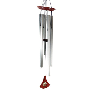 Fleur de Lis Wind Chime, 31in Length - Floral Acres Greenhouse & Garden Centre