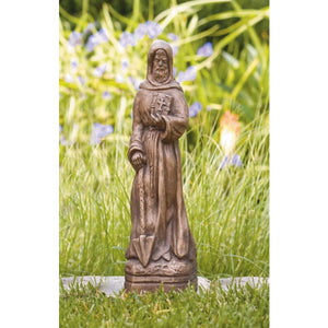 Saint Fiacre Statue, 15in - Floral Acres Greenhouse & Garden Centre